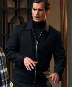 Henry Cavill Napoleon Black Cotton Jacket Buy now