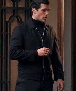 Henry Cavill Napoleon Black Cotton Jacket Celebrity outfits