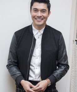 Henry Golding Snake Eyes Black Bomber Jacket