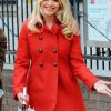 Holly Willoughby Vintage Red Wool Coat