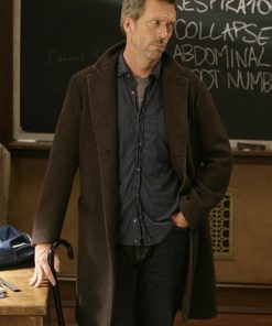 House Dr. Gregory Vintage Brown Wool Coat