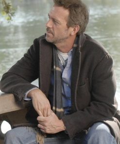 House Dr. Gregory Vintage Brown Wool Coat Celebrity Sale