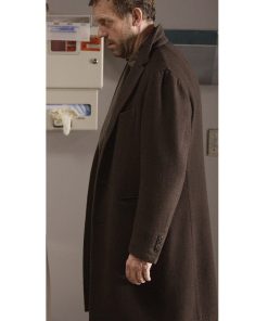 House Dr. Gregory Vintage Brown Wool Coat on Sale