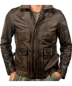Indiana Jones and The Dial Of Destiny Harrison Ford Leather Jacket Easter Sale