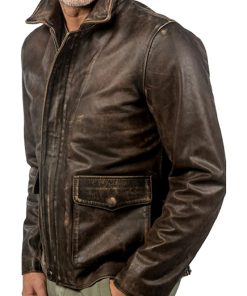 Indiana Jones and The Dial Of Destiny Harrison Ford Leather Jacket Free Shipping UK USA Canada