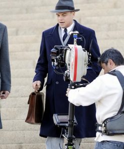 J. Edgar Leonardo DiCaprio Blue Wool Coat Black Friday sale