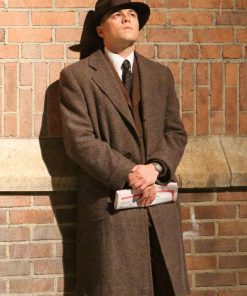 J. Edgar Leonardo DiCaprio Brown Wool Coat