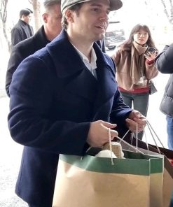 Night Hunter Henry Cavill Black Wool Coat Black Friday Sale