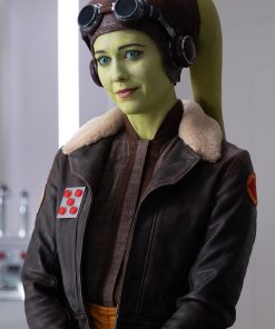 Star Wars Rebels Ahsoka Brown Leather Jacket Halloween Costumes