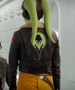 Star Wars Rebels Ahsoka Brown Leather Jacket Sale