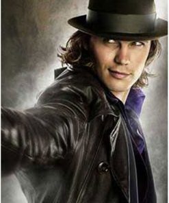 Superhero Gambit Black Leather Trench Coat Shop now