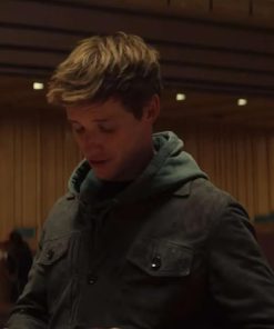 The Day Of The Jackal Eddie Redmayne Suede Trucker Jacket Black Friday Sale