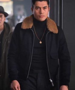 The Gentlemen Dry Eye Henry Golding Black Wool Jacket Free Shipping Worldwide