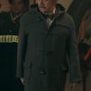 The Holdovers Paul Giamatti Gray Hooded Wool Coat