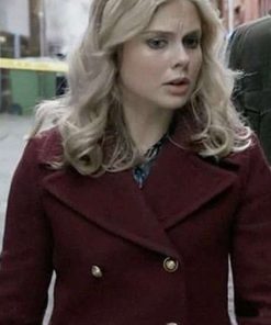 iZombie Rose McIver Maroon Wool Peacoat Shop now