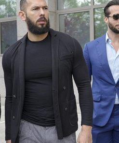 Andrew Tate Cobra Black Wool Blazer