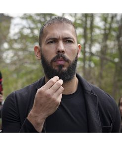 Andrew Tate Cobra Black Wool Blazer Shop now