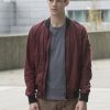 Barry Allen The Flash Maroon Cotton Jacket