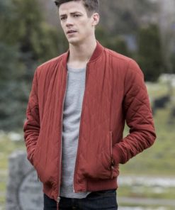 Barry Allen The Flash Red Cotton Jacket
