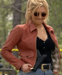 Big Sky Jenny Hoyt Brown Leather Jacket