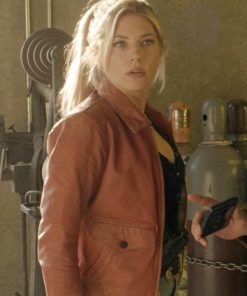 Big Sky Jenny Hoyt Brown Leather Jacket Sale