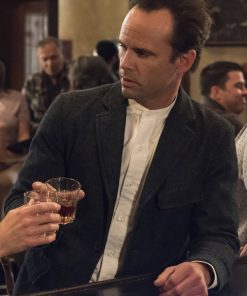 Boyd Crowder Justified Black Wool Coat