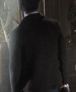 Boyd Crowder Justified Black Wool Coat Shop now