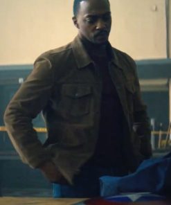 Captain America Brave New World Brown Suede Jacket Black Friday sale