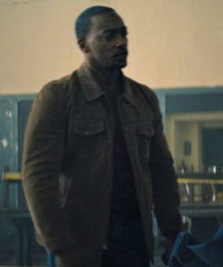 Captain America Brave New World Brown Suede Jacket Sale