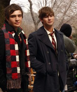 Chace Crawford Gossip Girl Cotton Black Coat Sale