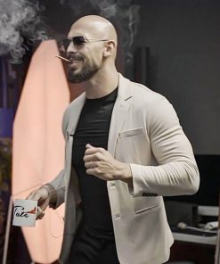 Cobra Andrew Tate Beige Slim fit Blazer Sale