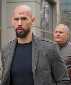 Cobra Top G Andrew Tate Gray Wool Blazer on Sale