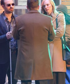 Daredevil Born Again Elden Henson Brown Wool Coat Shop now