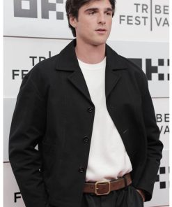 Euphoria Jacob Elordi Black Classic Jacket Veste en Cuir