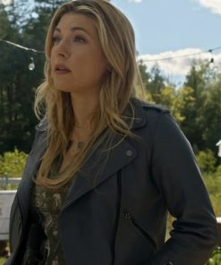Jenny Hoyt Big Sky S03 Biker Leather Jacket on Sale