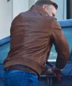 A Christmas Less Traveled Eric Johnson Leather Jacket Sale