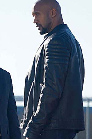 Agents Of S.H.I.E.L.D Black Leather Jacket Shop now