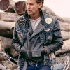 Austin Butler Bikeriders Black Brando Leather Jacket