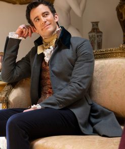 Benedict Bridgerton Season 2 Gray Wool Coat Shop now