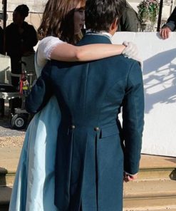 Benedict Bridgerton Vintage Blue Wool Tailcoat Shop now