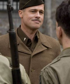 Brad Pitt Inglourious Basterds Brown Wool Jacket Sale