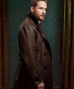 Cole Hauser Yellowstone Brown Leather Coat Shop now