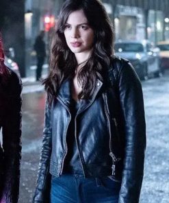 Conor Leslie Titans Donna Troy Leather Jacket Shop now