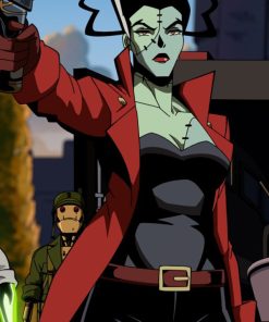 Creature Commandos The Bride Red Cotton Coat Free Shipping UK USA Canada