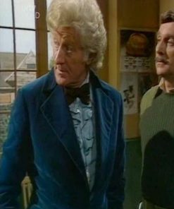 Doctor Who And The Daleks Jon Pertwee Blue Velvet Blazer Easter Sale
