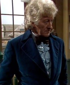 Doctor Who And The Daleks Jon Pertwee Blue Velvet Blazer Gifts for Him