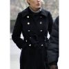 Gossip Girl Blake Lively Black Wool Coat Shop now