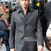 Gossip Girl Chace Crawford Gray Wool Coat