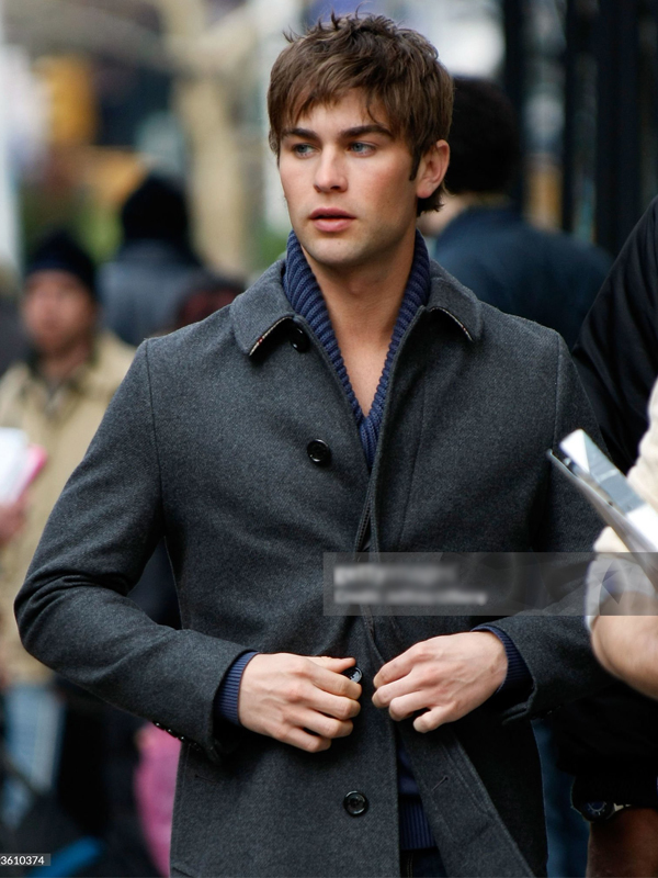 Gossip Girl Chace Crawford Gray Wool Coat The Jacket Merchant