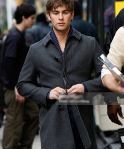 Gossip Girl Chace Crawford Gray Wool Coat Shop now